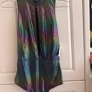 Holographic rave bodysuit Bear Gear